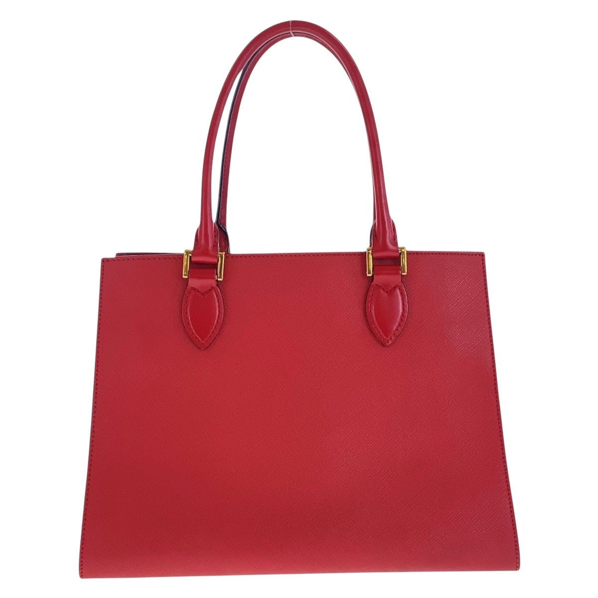 17096
PRADA プラダ サフィアーノ レッド ゴールド金具 レザー トートバッグ ハンドバッグ レディース A72
