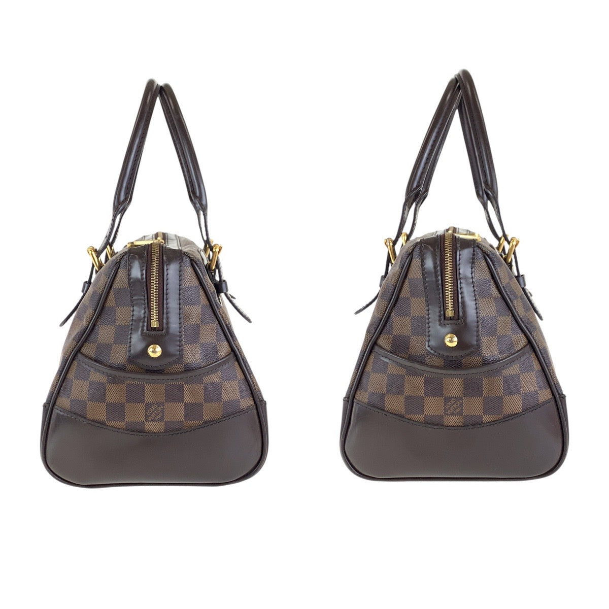 17102
LOUIS VUITTON ルイヴィトン ダミエ バークレー ブラウン ゴールド金具 PVC / レザー N52000 ハンドバッグ ミニボストンバッグ  レディース