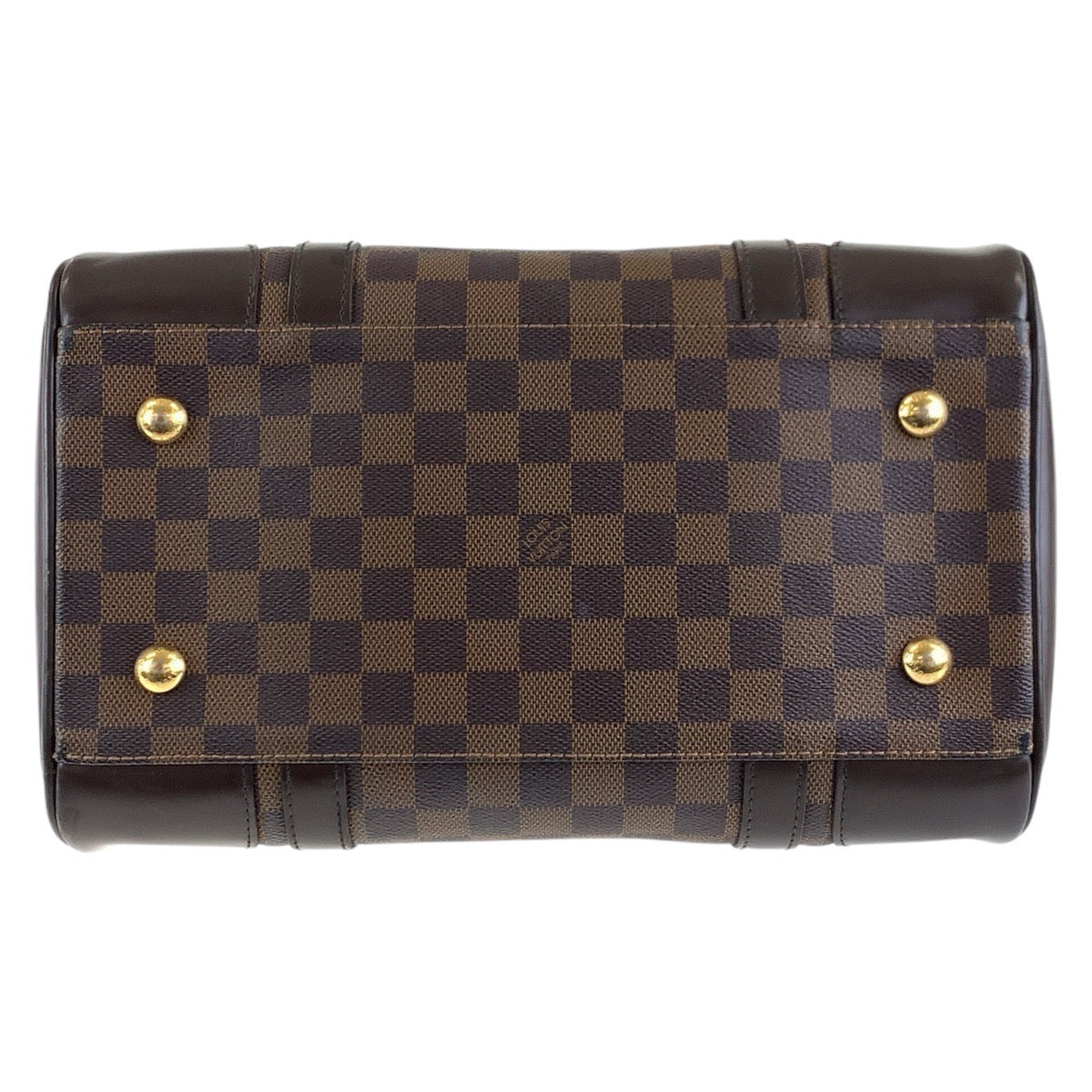 17102
LOUIS VUITTON ルイヴィトン ダミエ バークレー ブラウン ゴールド金具 PVC / レザー N52000 ハンドバッグ ミニボストンバッグ  レディース
