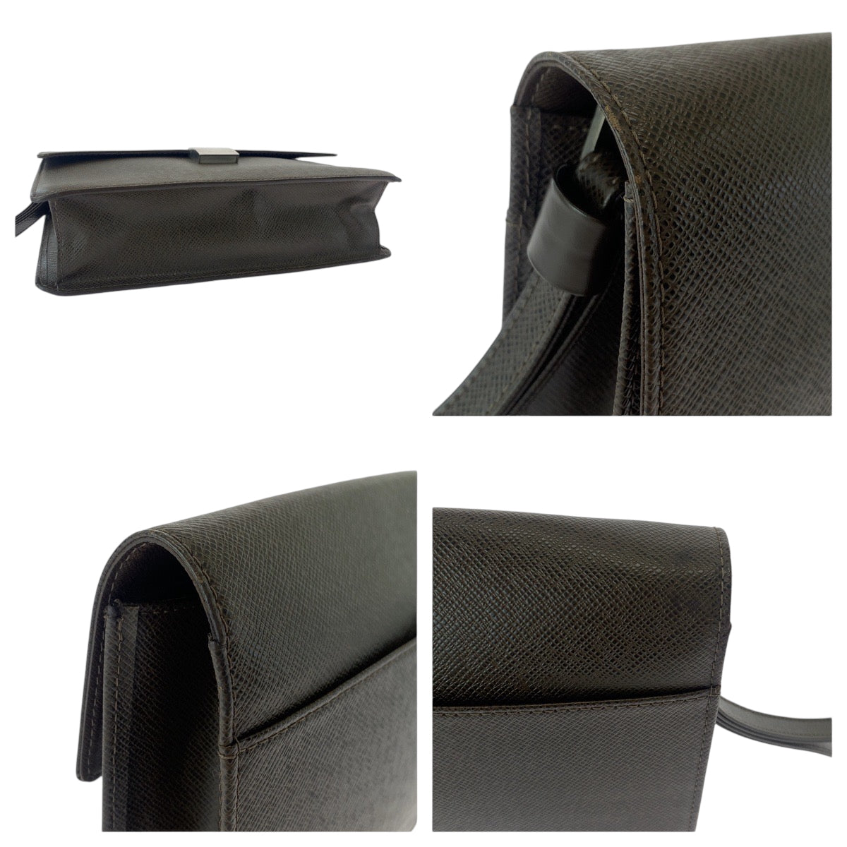 17106
LOUIS VUITTON ルイヴィトン タイガ セレンガ ブラウン シルバー金具 タイガ M30786 セカンドバッグ クラッチバッグ  メンズ ABP36