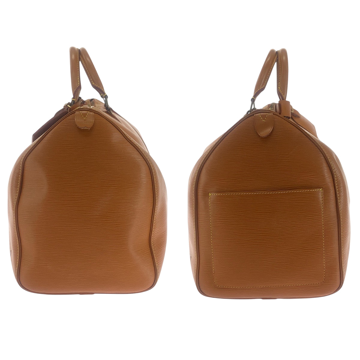 17110
LOUIS VUITTON ルイヴィトン エピ キーポル50 男女兼用 ブラウン ゴールド金具 エピレザー M42968 ボストンバッグ ハンドバッグ  メンズ