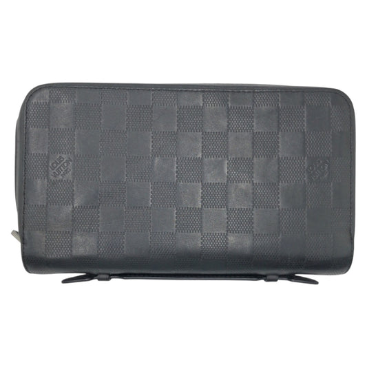17111
LOUIS VUITTON ルイヴィトン ダミエアンフィニ ジッピーXL ブラック 黒 PVC N61254 長財布 ロングウォレット セカンドバッグ  メンズ ABP68