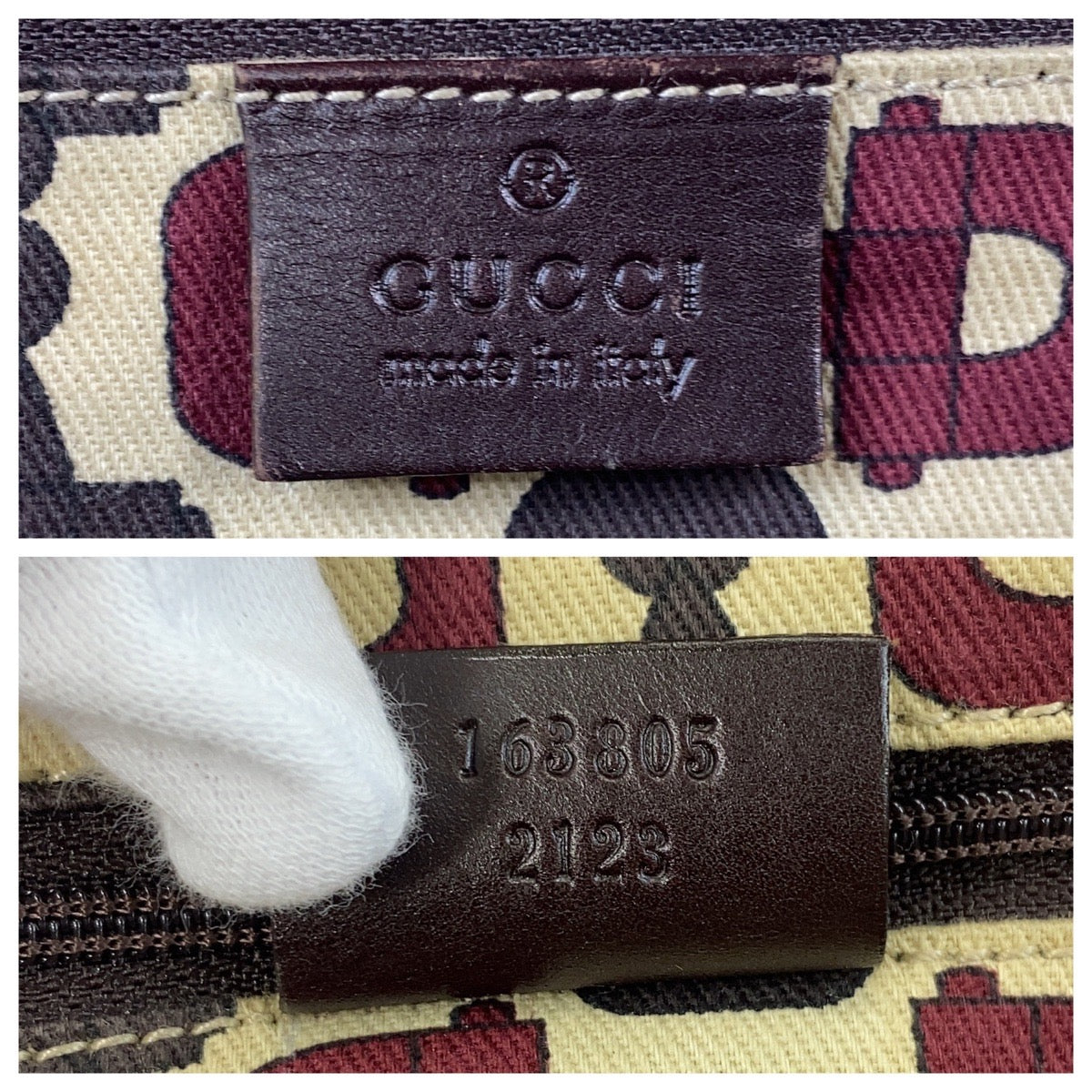 17113
GUCCI グッチ グッチシマ プリンシー ブラウン ゴールド金具 レザー 163805 トートバッグ ショルダーバッグ  レディース