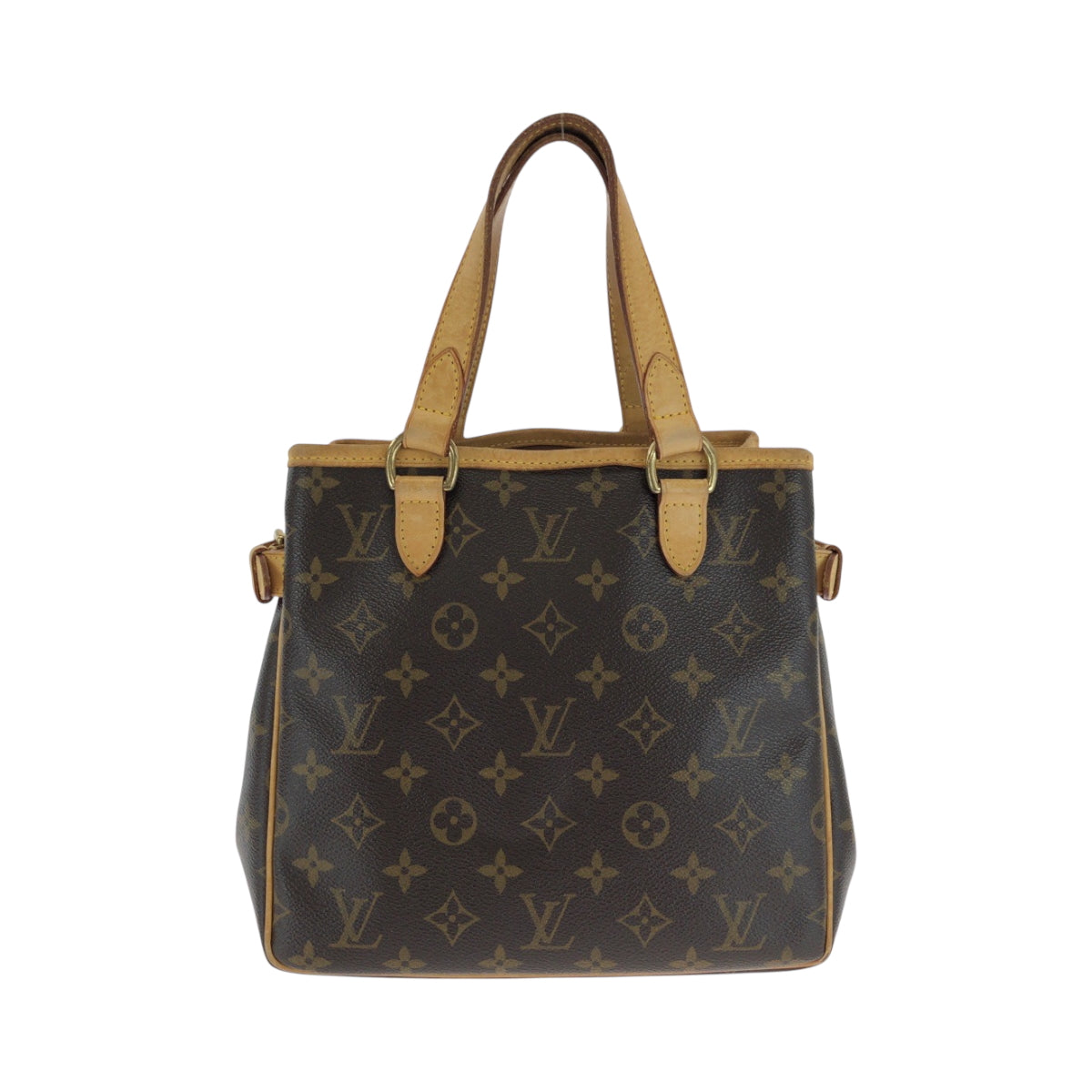 17115
LOUIS VUITTON ルイヴィトン モノグラム バティニョール ブラウン ゴールド金具 PVC M51156 ハンドバッグ トートバッグ レディース AB59
