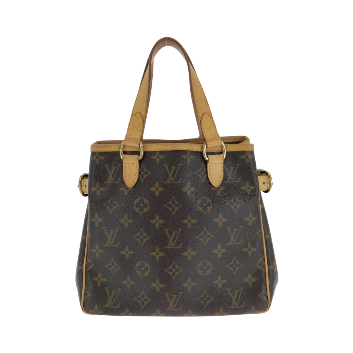 17115
LOUIS VUITTON ルイヴィトン モノグラム バティニョール ブラウン ゴールド金具 PVC M51156 ハンドバッグ トートバッグ レディース AB59