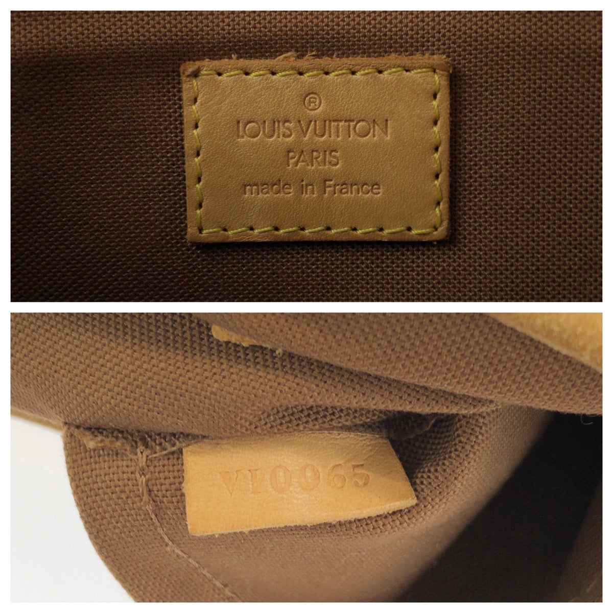 17115
LOUIS VUITTON ルイヴィトン モノグラム バティニョール ブラウン ゴールド金具 PVC M51156 ハンドバッグ トートバッグ レディース AB59
