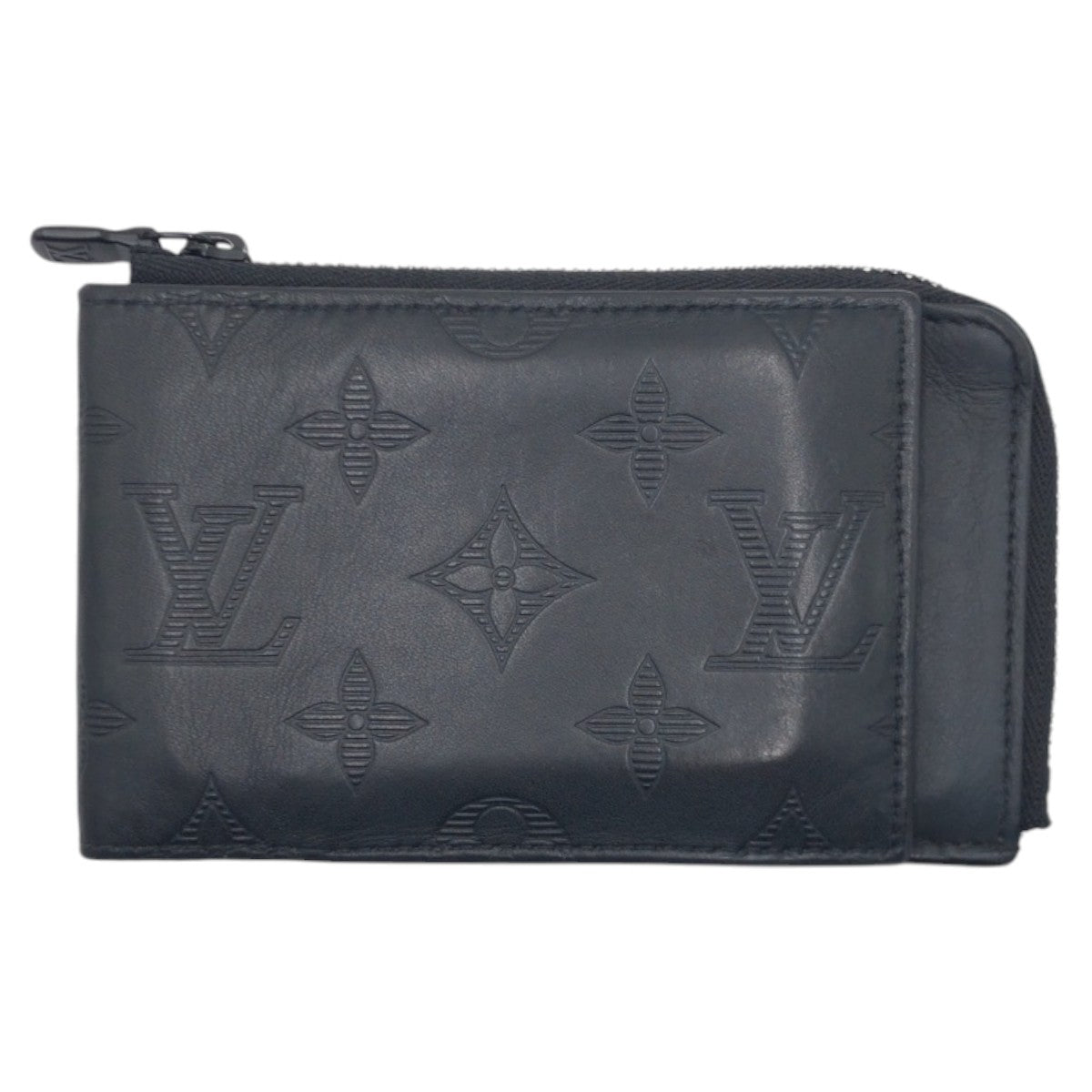 17116
LOUIS VUITTON ルイヴィトン モノグラム ハイブリッドウォレット ブラック 黒 レザー M82526 コインケース 小銭入れ コンパクトウォレット  メンズ AB39