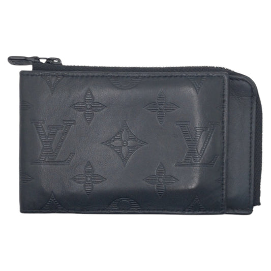 17116
LOUIS VUITTON ルイヴィトン モノグラム ハイブリッドウォレット ブラック 黒 レザー M82526 コインケース 小銭入れ コンパクトウォレット  メンズ AB39