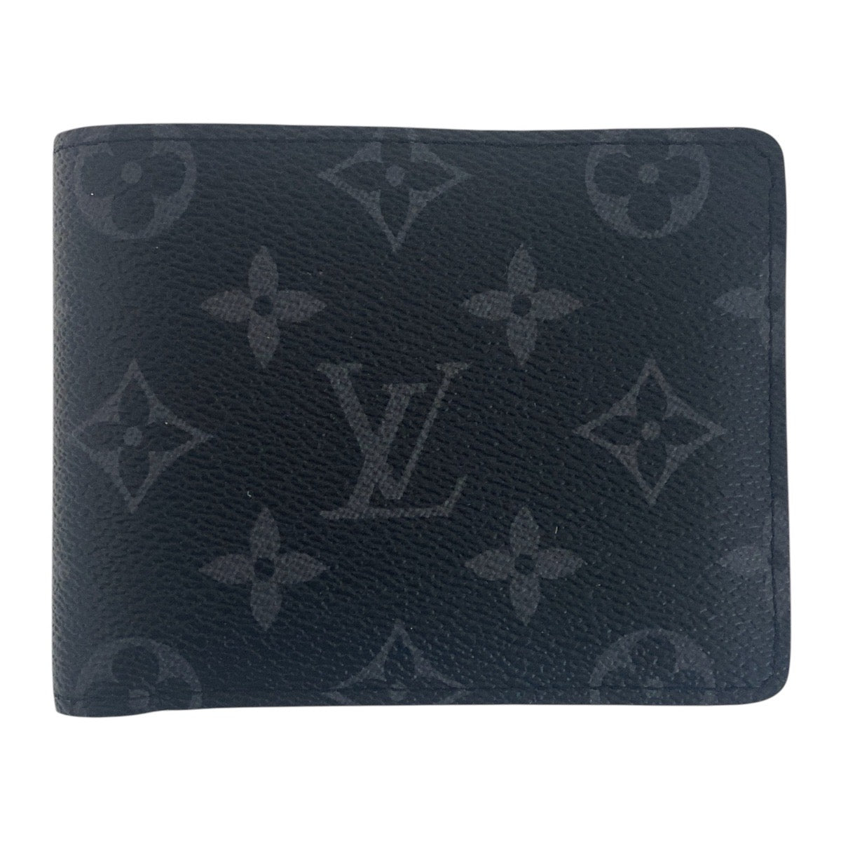 17117
LOUIS VUITTON ルイヴィトン モノグラム ポルトフォイユ ミュルティプル ブラック 黒 グレー PVC M61695 折財布 コンパクトウォレット  メンズ