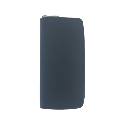 17119
LOUIS VUITTON ルイヴィトン トリヨン ジッピーウォレット ヴェルティカル ネイビー 紺 シルバー金具 レザー M58865 長財布 ロングウォレット  メンズ A65