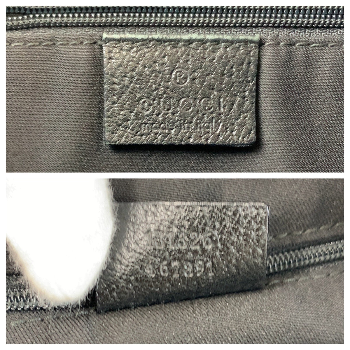 17122
GUCCI グッチ アビー ブラック 黒 ゴールド金具 GGキャンバス / レザー 131326 ショルダーバッグ メッセンジャーバッグ  レディース AB38