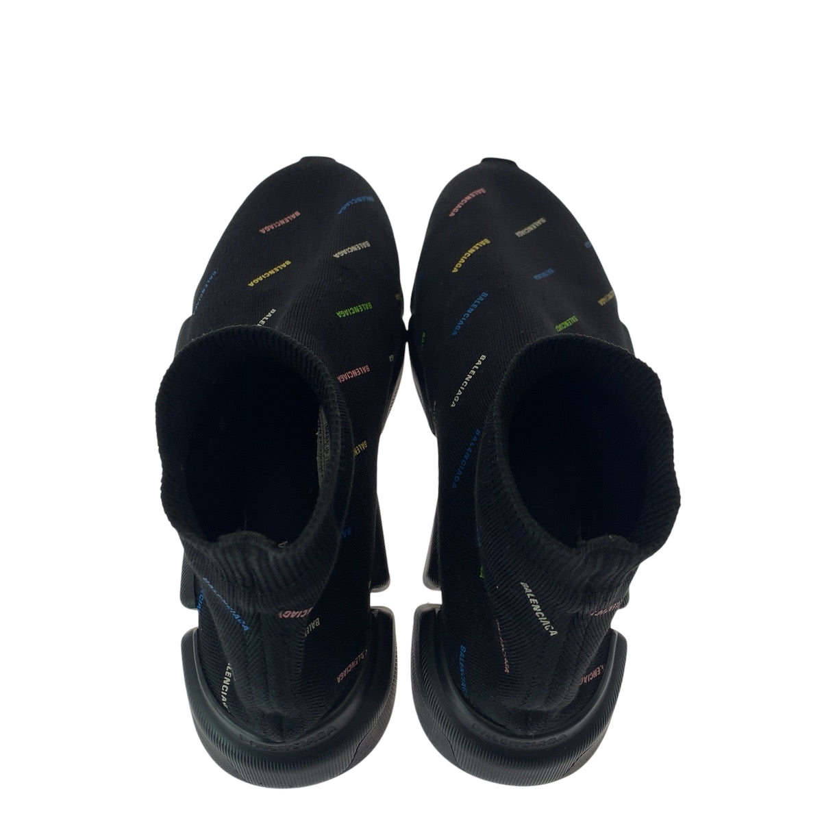 17133
BALENCIAGA バレンシアガ スピード2.0 LT ソックススニーカー サイズ27.5 ブラック 黒 マルチカラー コットン ソックススニーカー  メンズ AB18