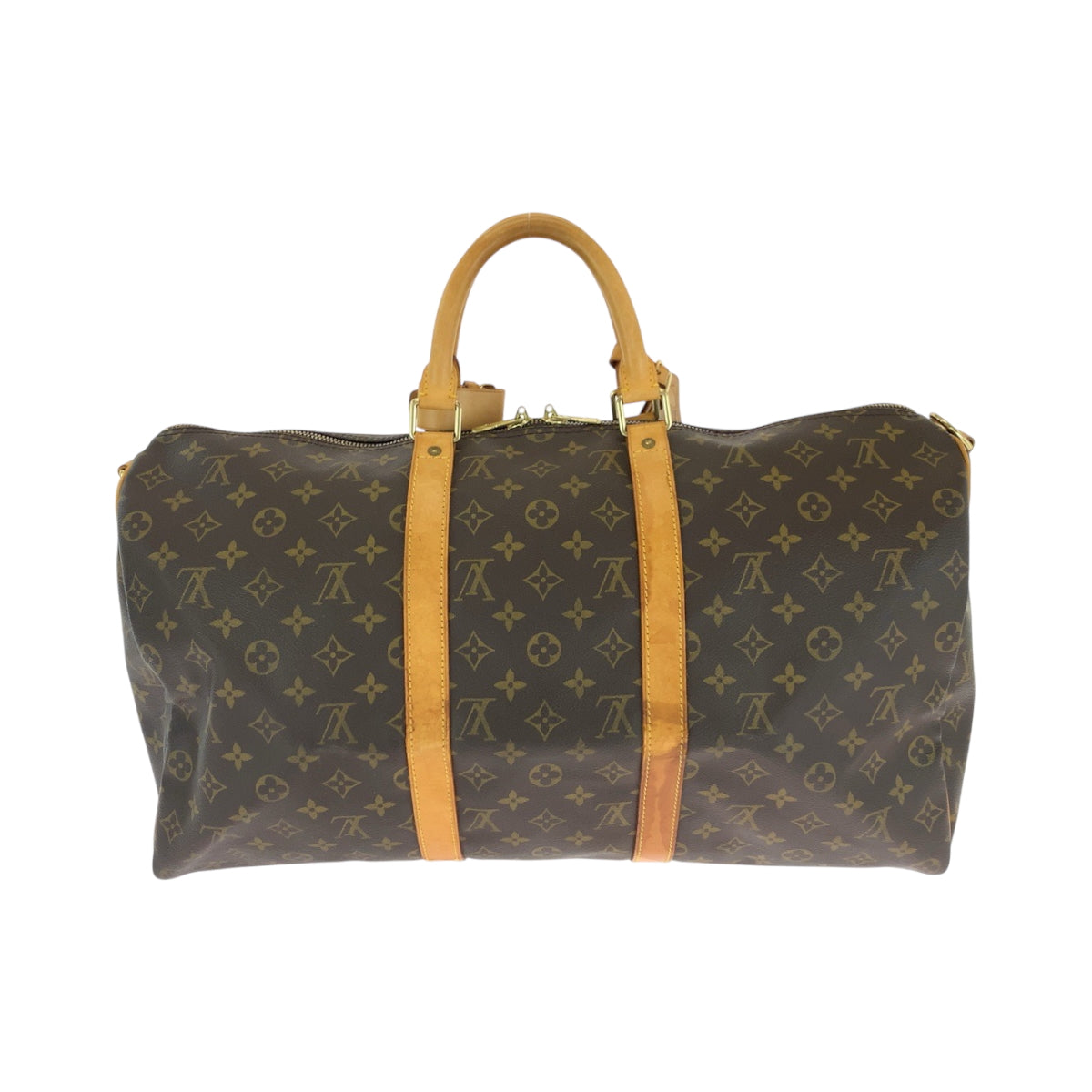 17134
LOUIS VUITTON ルイヴィトン モノグラム キーポル50 バンドリエール 男女兼用 ブラウン ゴールド金具 PVC M41416 ショルダーバッグ ボストンバッグ 2way メンズ AB74
