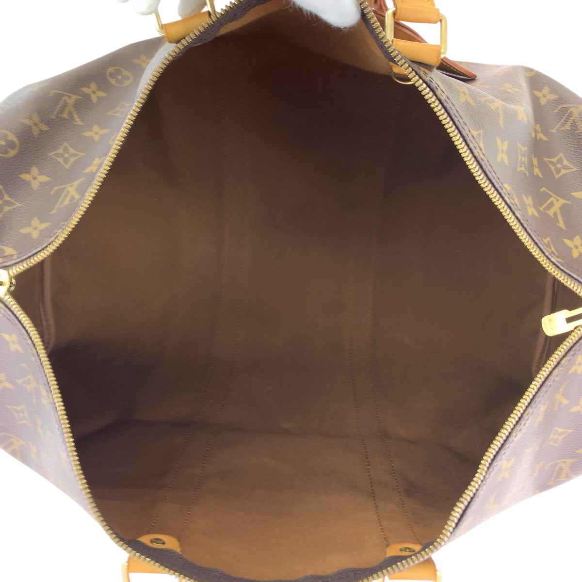 17134
LOUIS VUITTON ルイヴィトン モノグラム キーポル50 バンドリエール 男女兼用 ブラウン ゴールド金具 PVC M41416 ショルダーバッグ ボストンバッグ 2way メンズ AB74