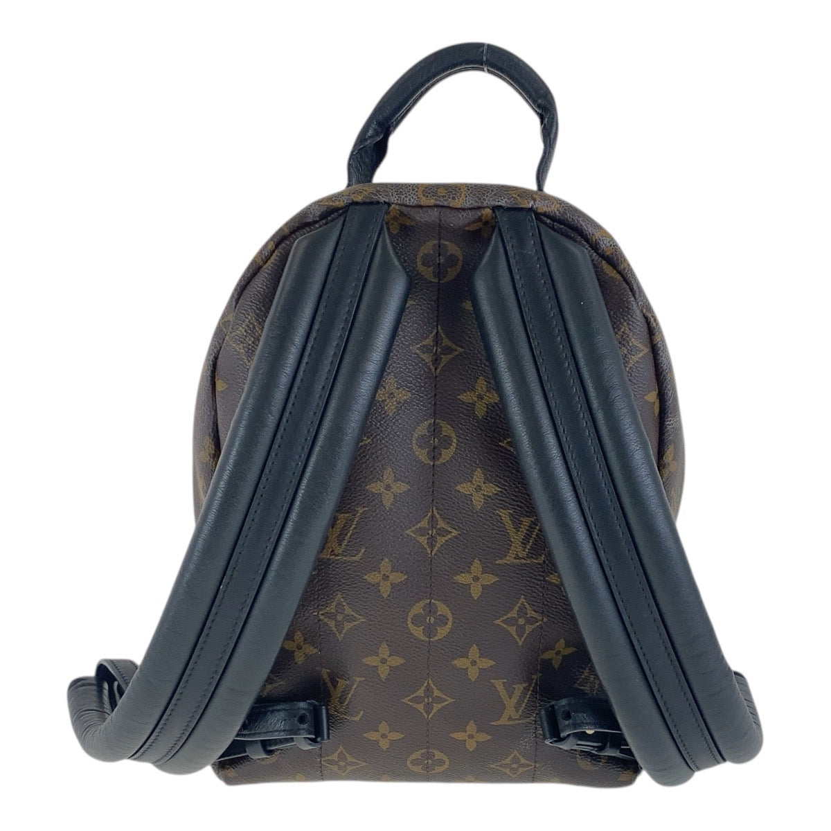 17135
LOUIS VUITTON ルイヴィトン モノグラム パームスプリングスPM ブラウン ブラック ゴールド金具 PVC M44871 リュックサック バックパック  レディース AB77