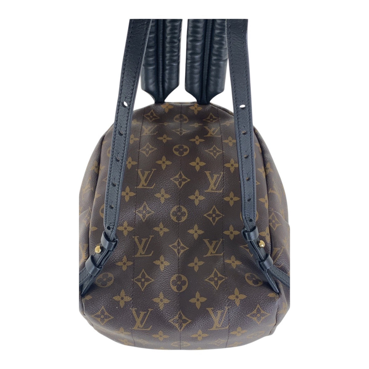 17135
LOUIS VUITTON ルイヴィトン モノグラム パームスプリングスPM ブラウン ブラック ゴールド金具 PVC M44871 リュックサック バックパック  レディース AB77