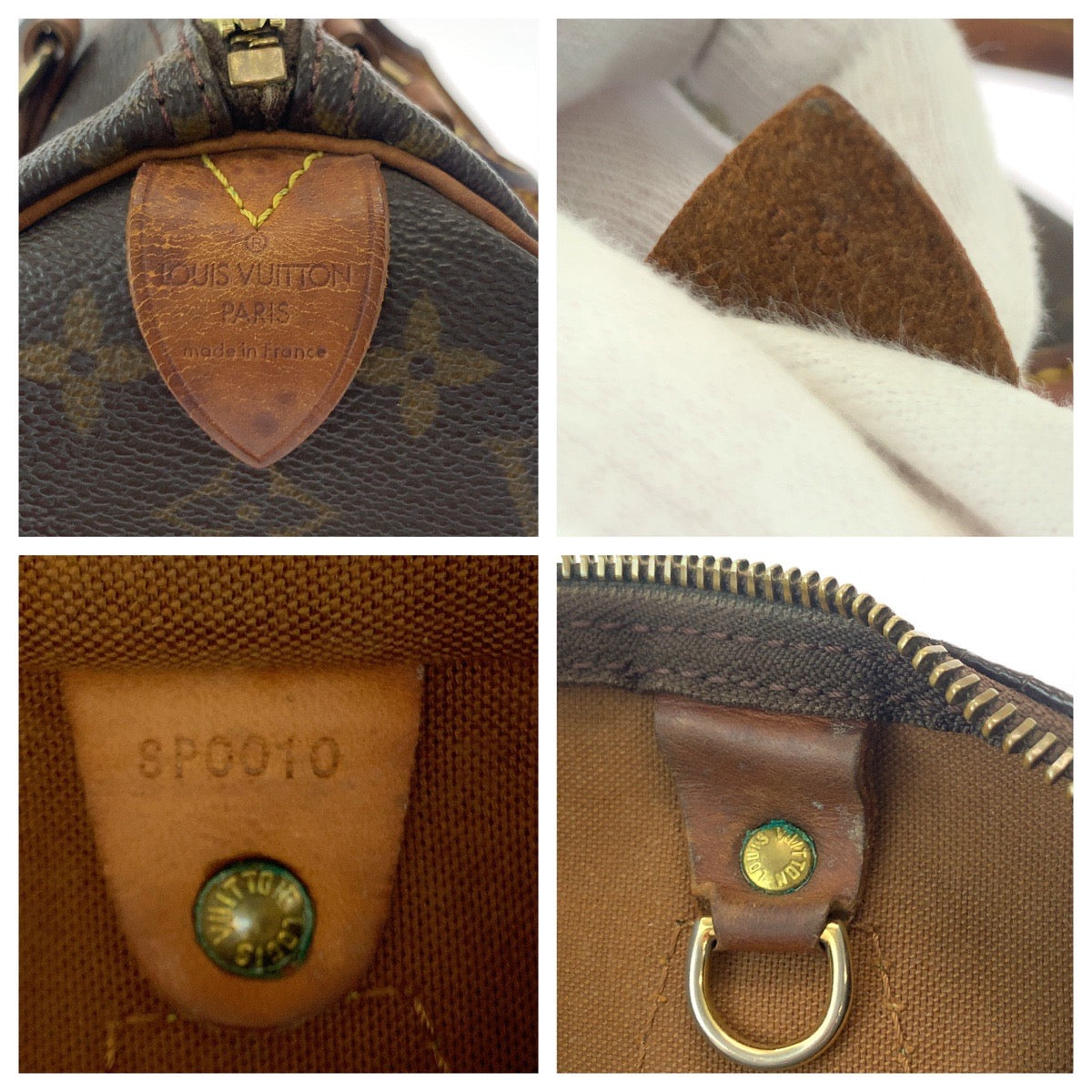 17141
LOUIS VUITTON ルイヴィトン モノグラム スピーディー25 ブラウン ゴールド金具 PVC M41528 ハンドバッグ ミニボストンバッグ  レディース