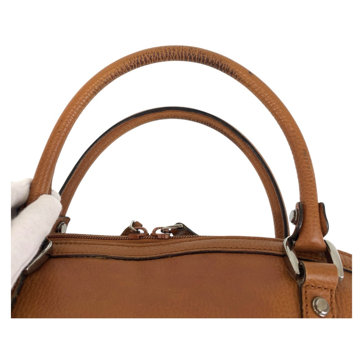 17145
GUCCI グッチ GGマーモント ブラウン キャメル シルバー金具 レザー 339551 トートバッグ ショルダーバッグ 2way  レディース AB42