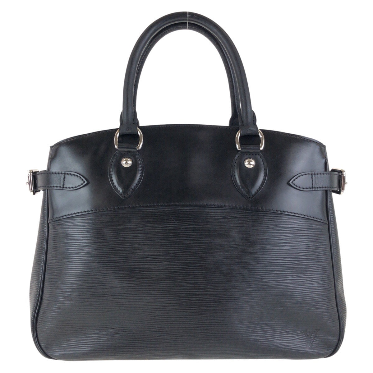 17148
LOUIS VUITTON ルイヴィトン エピ パッシィ PM ノワール ブラック 黒 シルバー金具 レザー M59262 トートバッグ ハンドバッグ  レディース