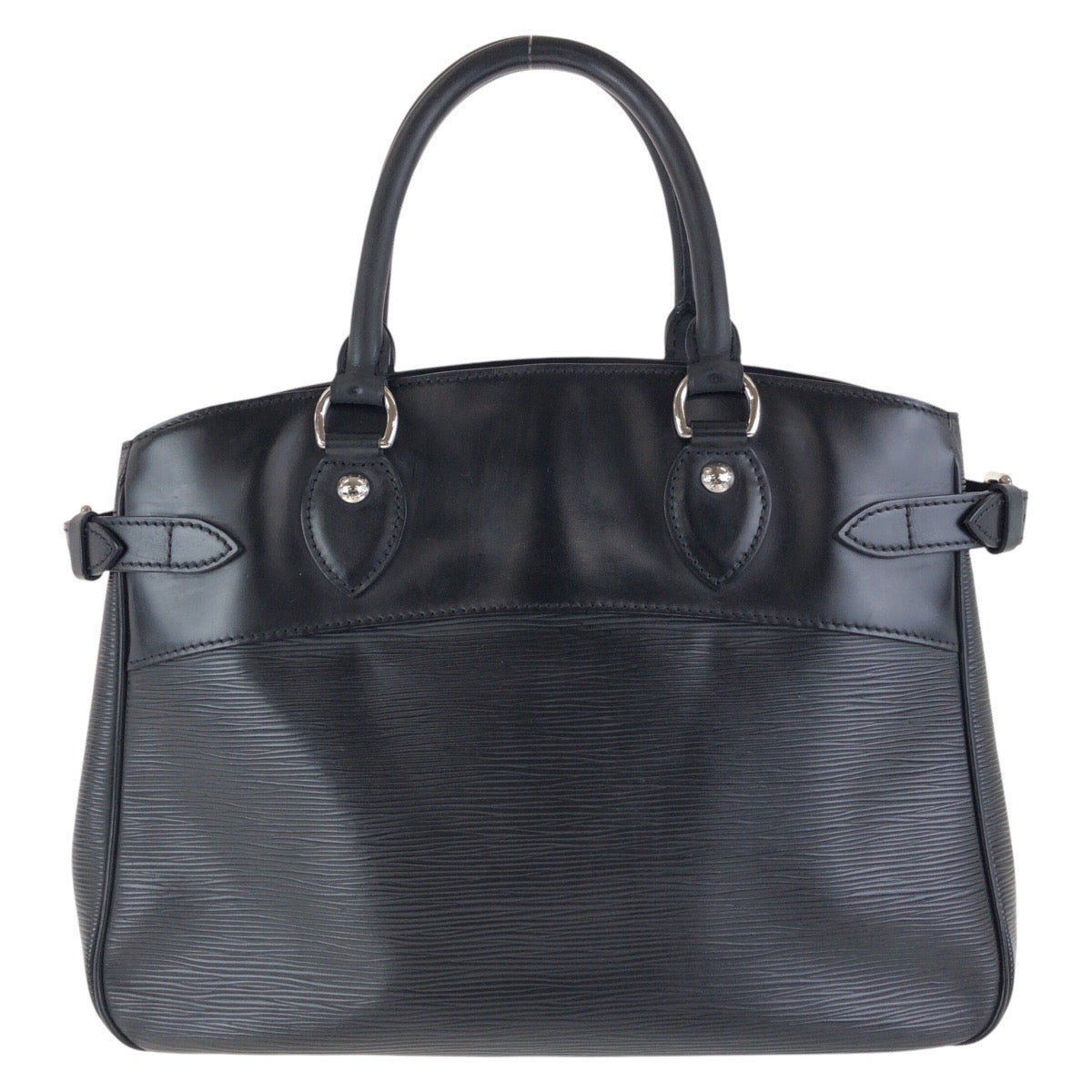 17148
LOUIS VUITTON ルイヴィトン エピ パッシィ PM ノワール ブラック 黒 シルバー金具 レザー M59262 トートバッグ ハンドバッグ  レディース