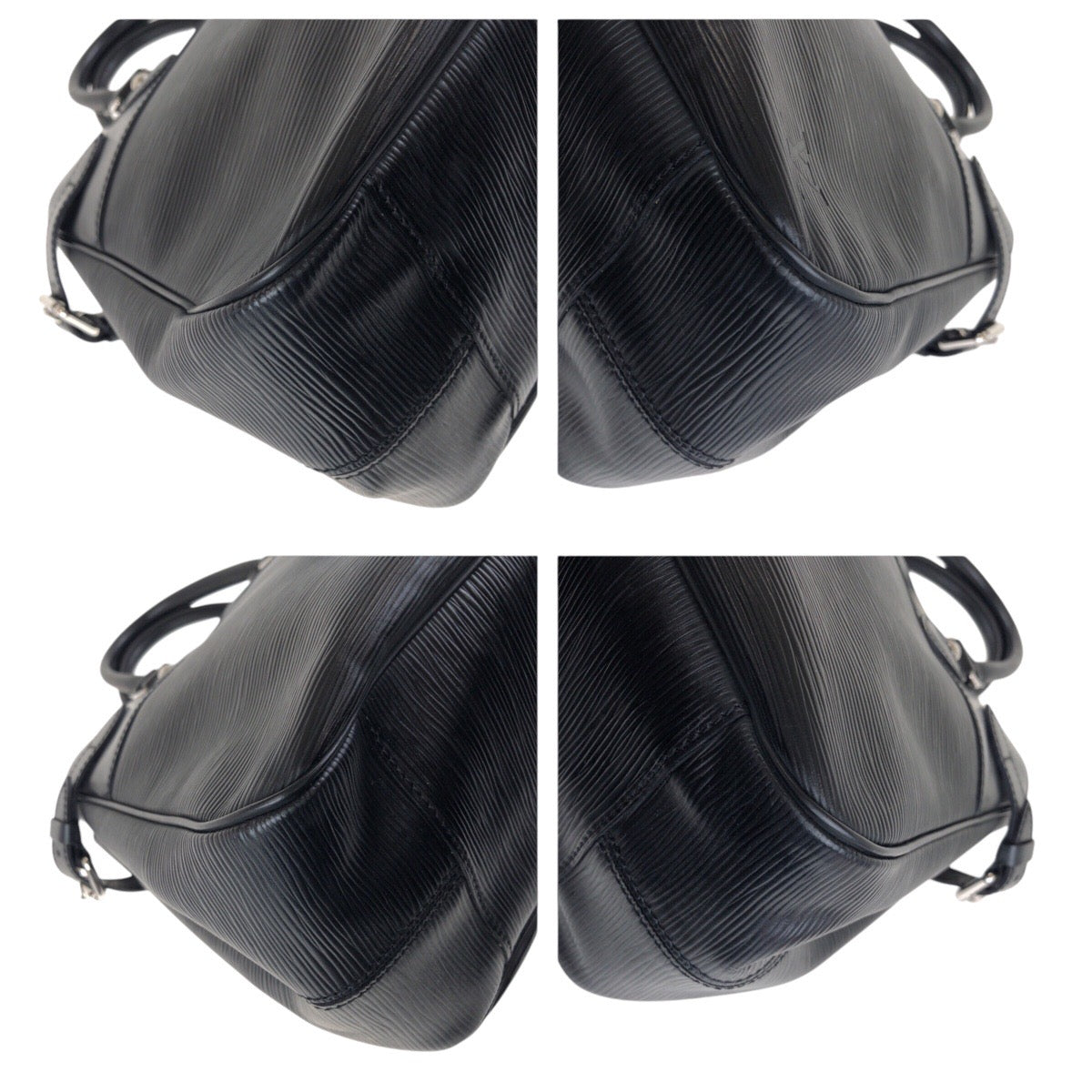 17148
LOUIS VUITTON ルイヴィトン エピ パッシィ PM ノワール ブラック 黒 シルバー金具 レザー M59262 トートバッグ ハンドバッグ  レディース
