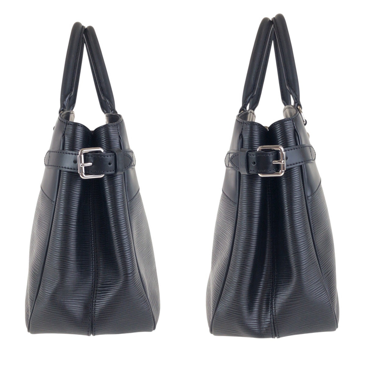 17148
LOUIS VUITTON ルイヴィトン エピ パッシィ PM ノワール ブラック 黒 シルバー金具 レザー M59262 トートバッグ ハンドバッグ  レディース