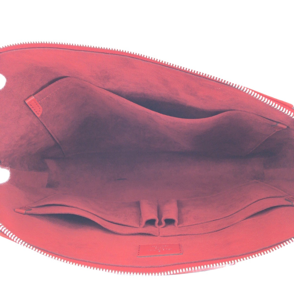 17149
LOUIS VUITTON ルイヴィトン エピ ポルトドキュマン ジュール カスティリアンレッド シルバー金具 レザー ビジネスバッグ ブリーフケース 2way  メンズ AB56