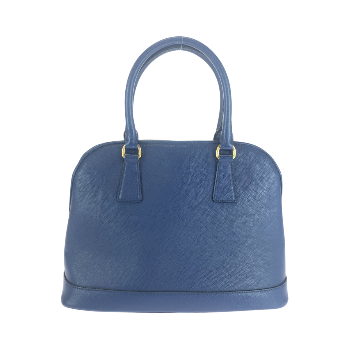 17157
PRADA プラダ サフィアーノ 三角ロゴプレート ブルー ゴールド金具 レザー BL0537 ショルダーバッグ ハンドバッグ 2way  レディース ABP66