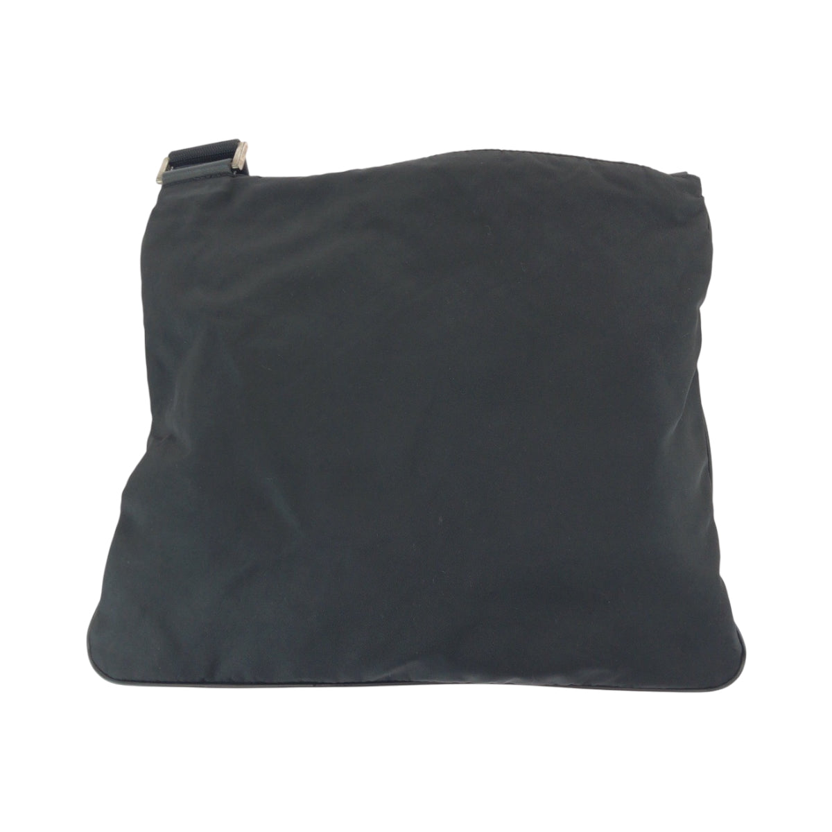 17160
PRADA プラダ テスート 三角ロゴプレート ブラック 黒 シルバー金具 ナイロン ショルダーバッグ サコッシュ  レディース ABP39