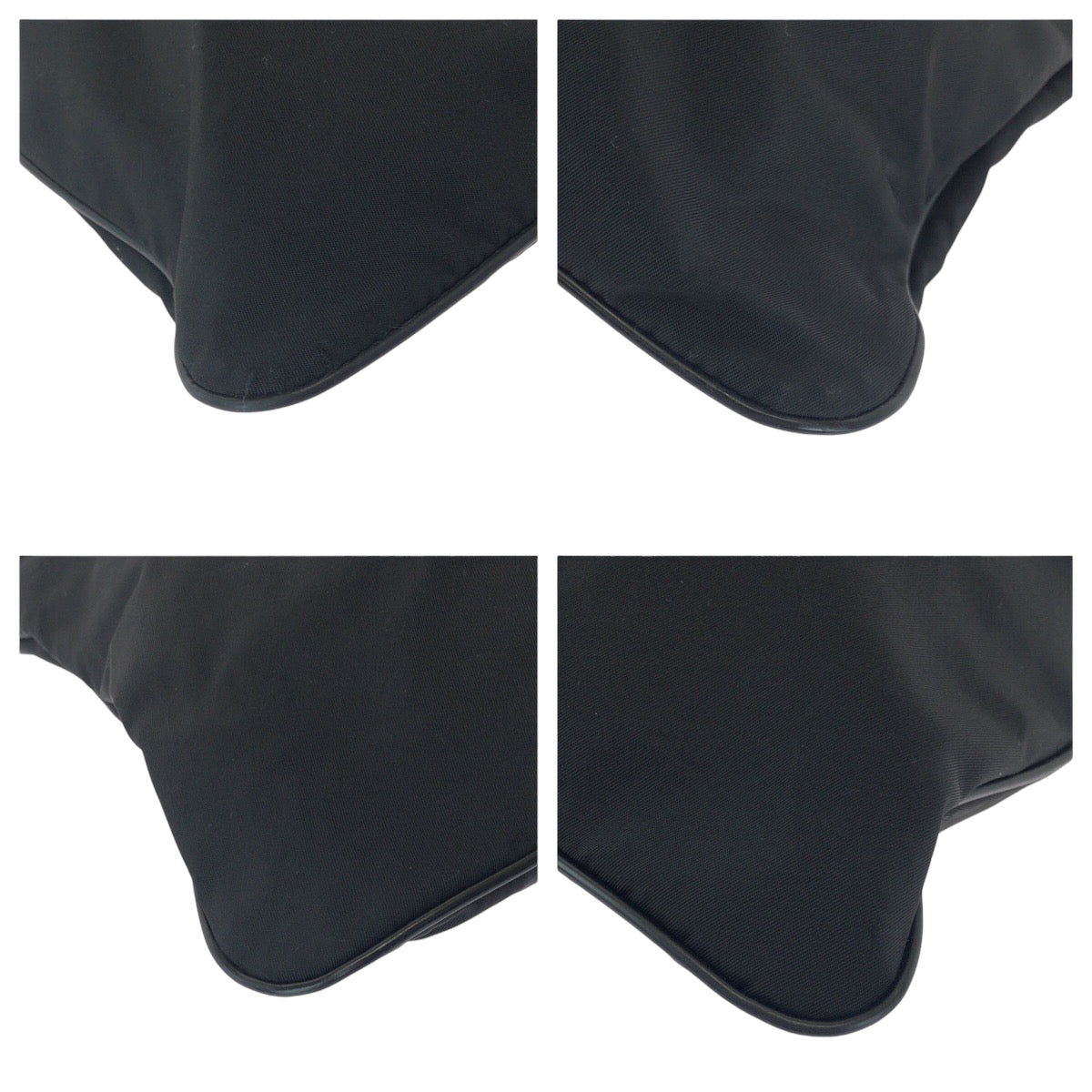 17160
PRADA プラダ テスート 三角ロゴプレート ブラック 黒 シルバー金具 ナイロン ショルダーバッグ サコッシュ  レディース ABP39