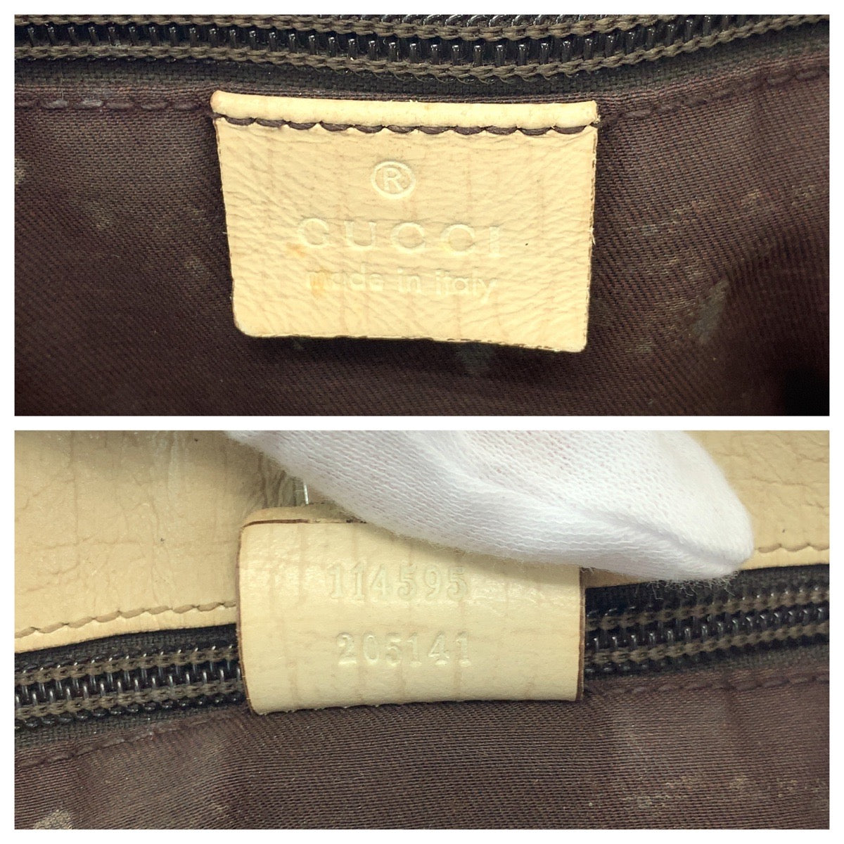 17165
GUCCI グッチ ベージュ アイボリー シルバー金具 GGスプリームキャンバス 114695 トートバッグ ショルダーバッグ  レディース AB28