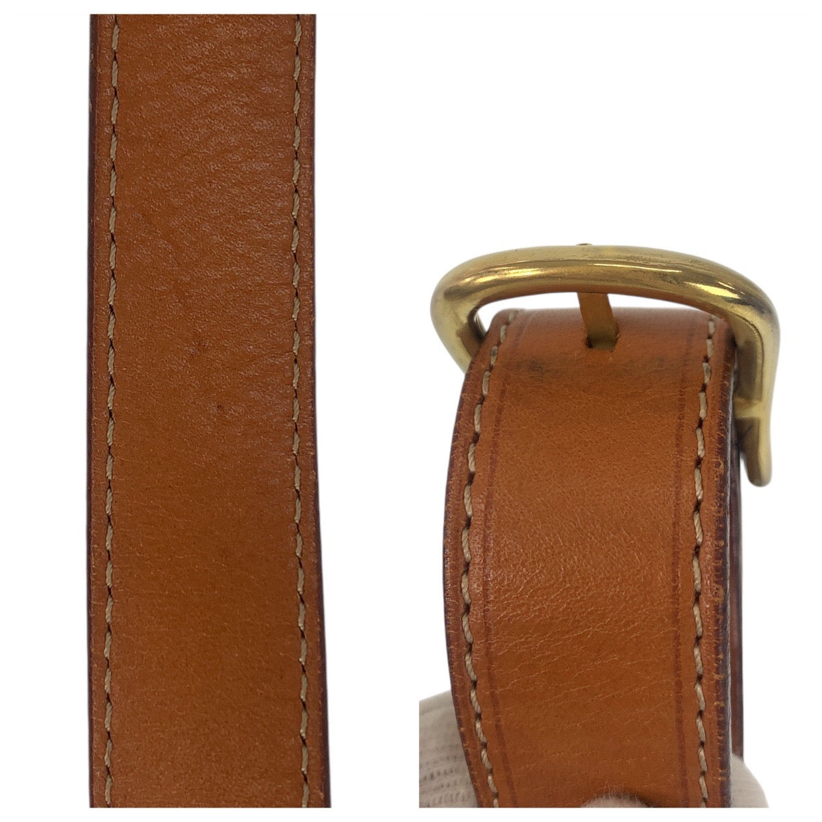 17167
CELINE セリーヌ ヴィンテージ マカダム サークルロゴ金具 ブラウン ゴールド金具 PVC / レザー JMB11 ショルダーバッグ メッセンジャーバッグ  レディース AB40