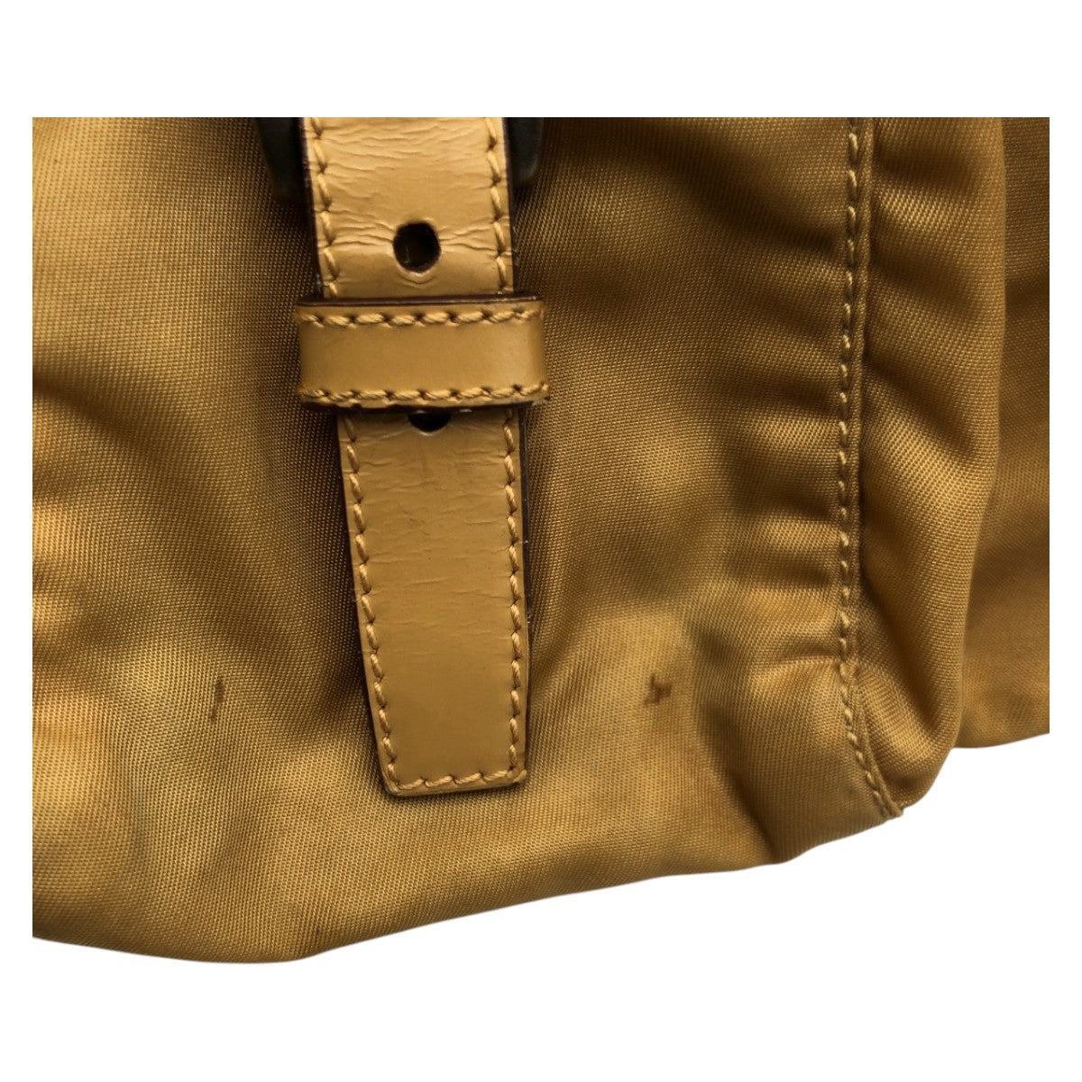 17172
PRADA プラダ テスート 三角ロゴ ブラウン キャメル シルバー金具 ナイロン リュック デイパック リュックサック バックパック 男女兼用 レディース ABP