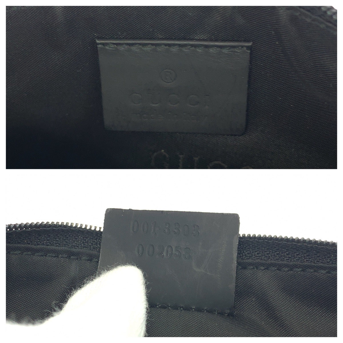 17177
GUCCI グッチ バンブー メッシュ ブラック 黒 シルバー金具 ナイロン 001 3303 トートバッグ ショルダーバッグ  レディース