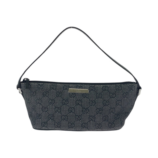 17178
GUCCI グッチ グレー シルバー金具 GGキャンバス 07198 ハンドバッグ アクセサリーポーチ  レディース ABP34