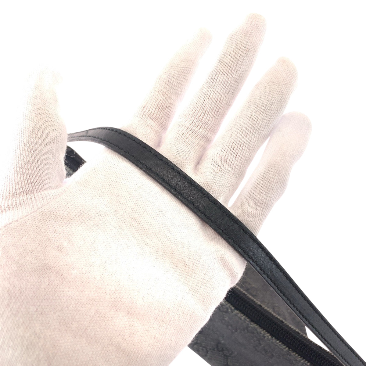 17178
GUCCI グッチ グレー シルバー金具 GGキャンバス 07198 ハンドバッグ アクセサリーポーチ  レディース ABP34