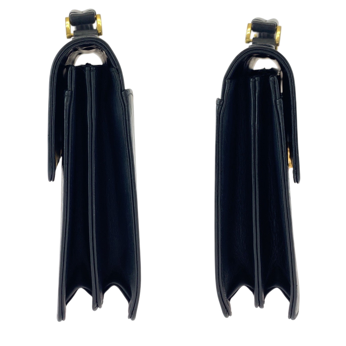 17203
VERSACE ヴェルサーチ サンバースト ブラック 黒 ゴールド金具 レザー セカンドバッグ ハンドバッグ クラッチバッグ  メンズ ABP42