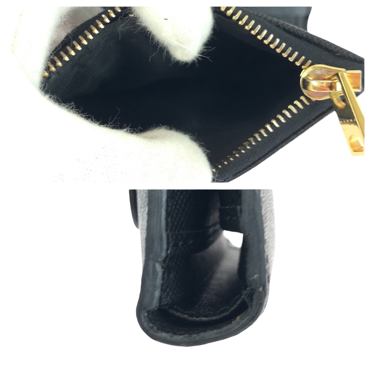 17206
MARNI マルニ サフィアーノ ブラック 黒 ゴールド金具 レザー PFMO0052U2 折財布 コンパクトウォレット  レディース AB9