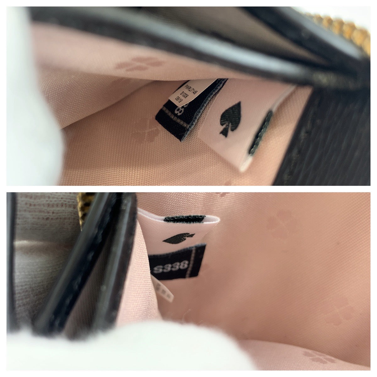 17209
Kate Spade ケイトスペード スタッズ スペード ブラック 黒 ゴールド金具 レザー 長財布 ラウンドファスナー  レディース AB5