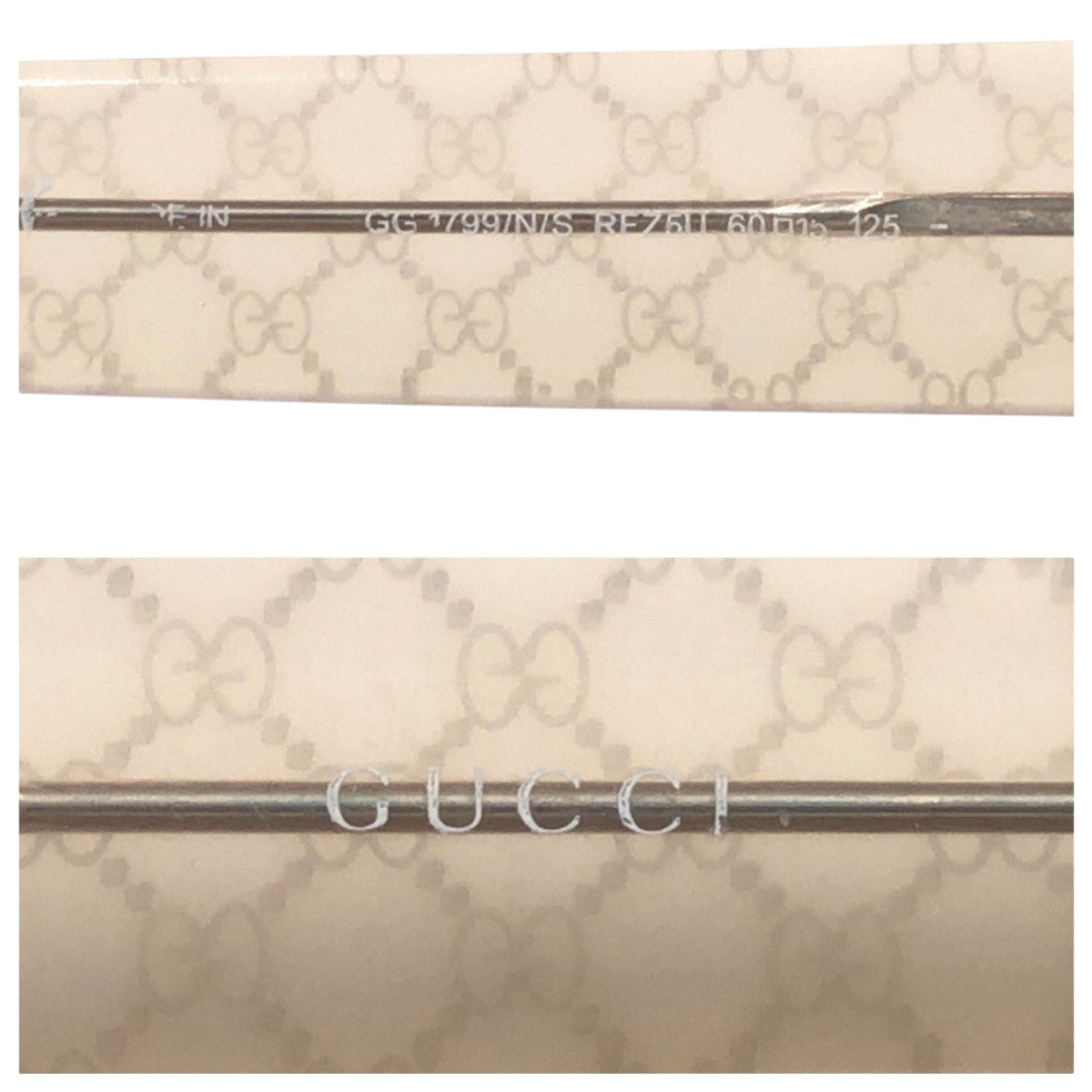 17211
GUCCI グッチ GG柄 ブラウン ベージュ プラスチック GG199 N S RF260 サングラス 男女兼用 スクエア  メンズ
