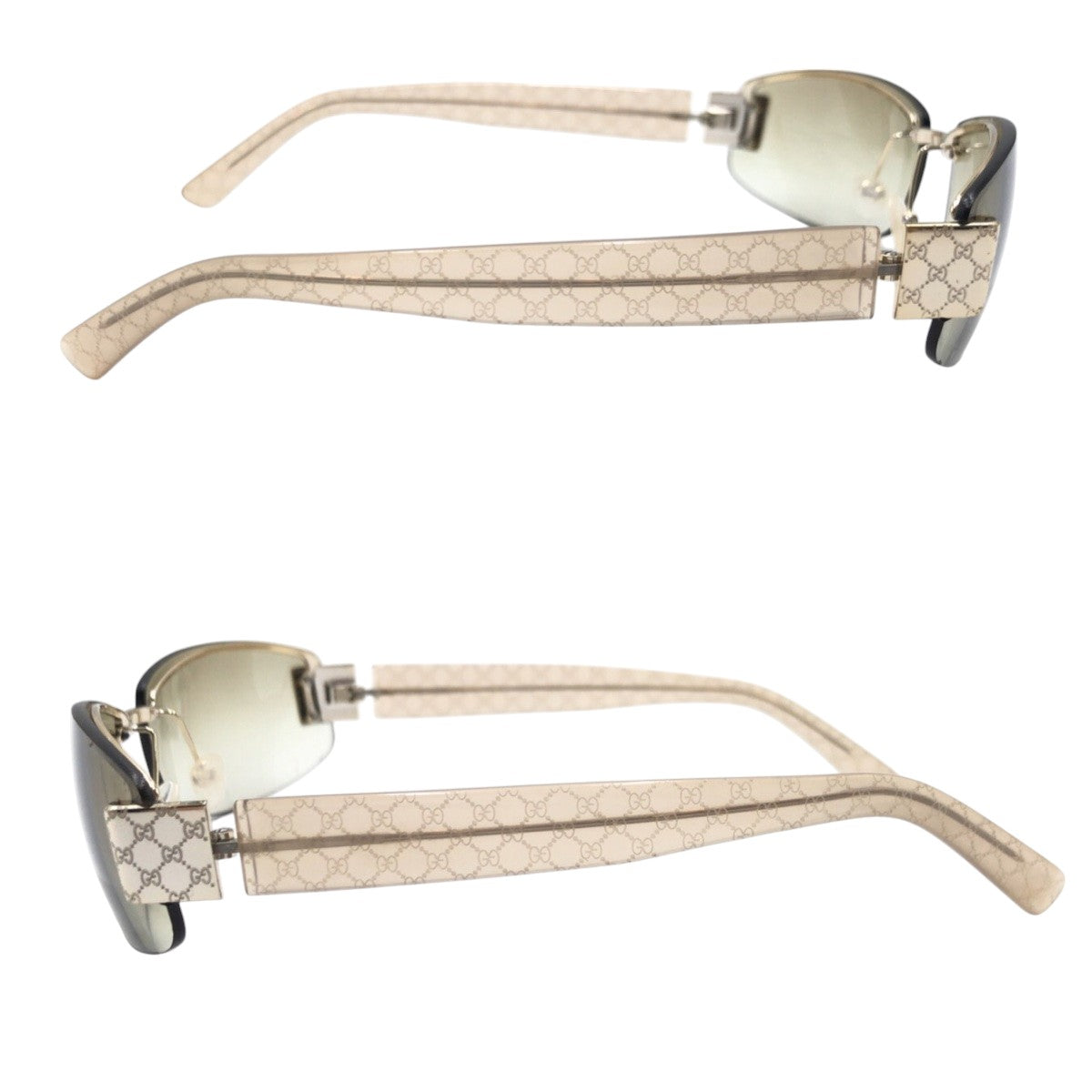 17211
GUCCI グッチ GG柄 ブラウン ベージュ プラスチック GG199 N S RF260 サングラス 男女兼用 スクエア  メンズ