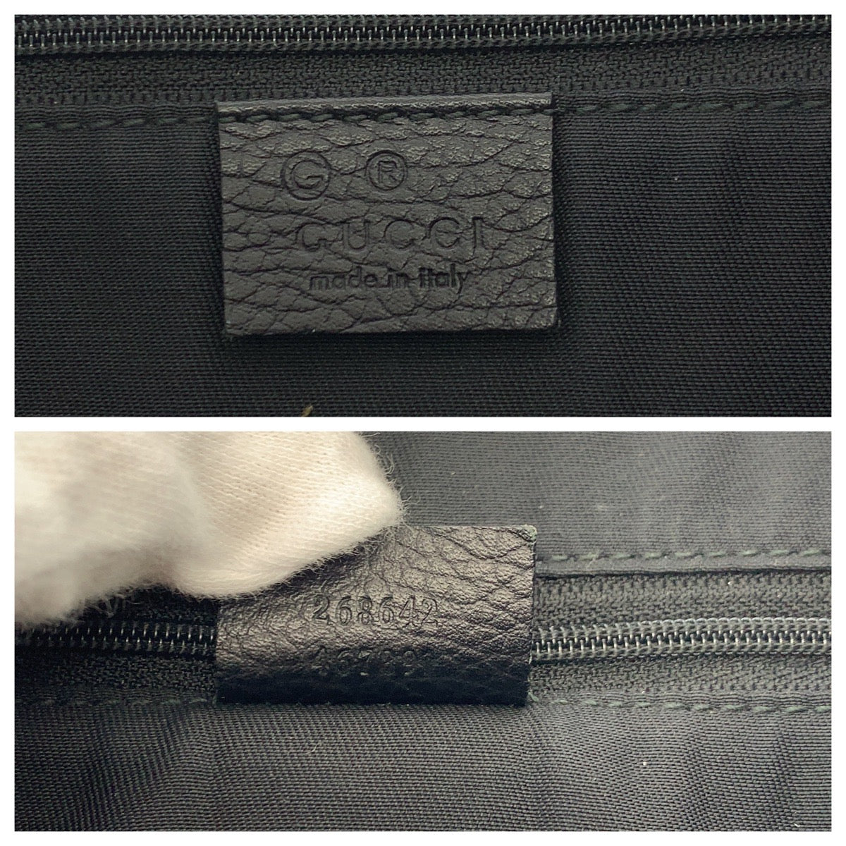 17221
GUCCI グッチ アビー ブラック 黒 シルバー金具 GGキャンバス 268642 ショルダーバッグ ポシェット  レディース ABP39