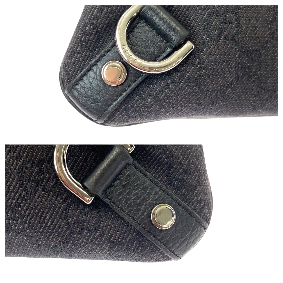 17221
GUCCI グッチ アビー ブラック 黒 シルバー金具 GGキャンバス 268642 ショルダーバッグ ポシェット  レディース ABP39