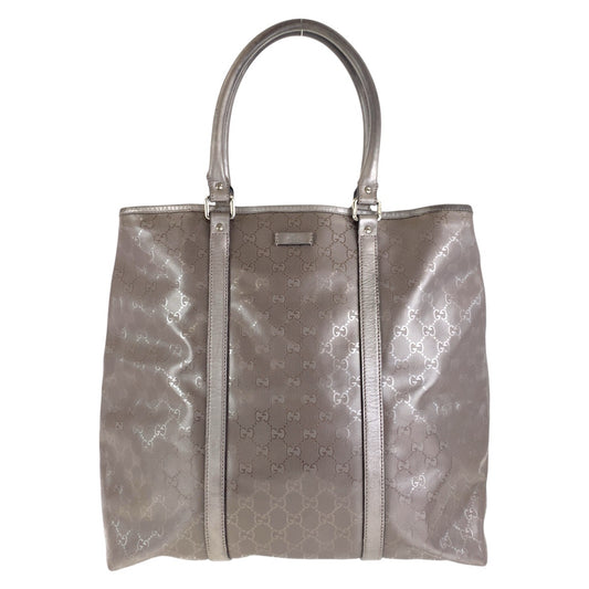 17227
GUCCI グッチ GGインプリメ ブラウン シルバー金具 GGキャンバス / レザー 223668 トートバッグ ショルダーバッグ レディース AB39