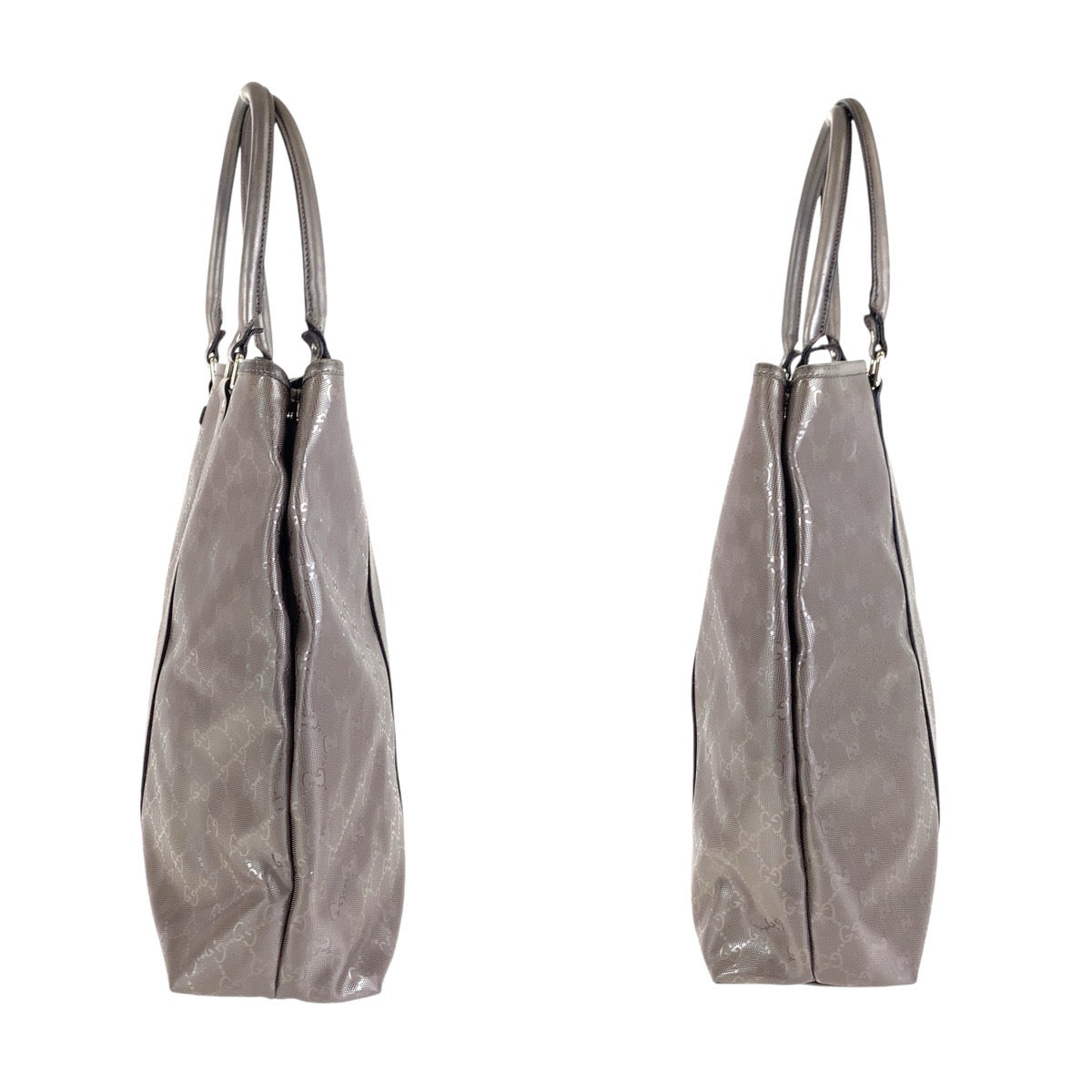 17227
GUCCI グッチ GGインプリメ ブラウン シルバー金具 GGキャンバス / レザー 223668 トートバッグ ショルダーバッグ  レディース AB39