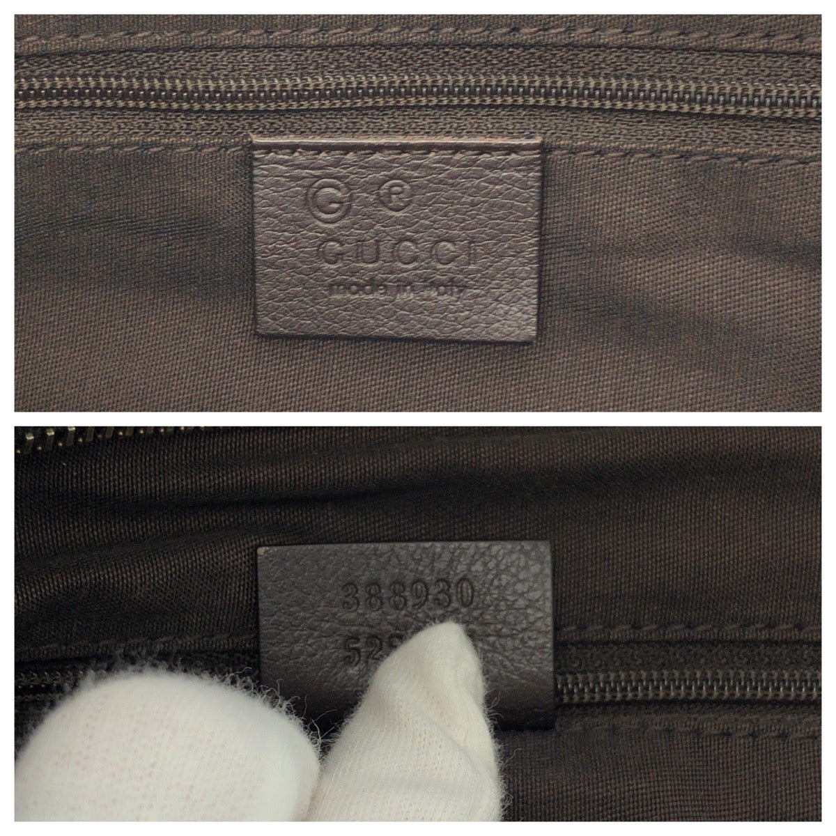 17239
GUCCI グッチ ダークブラウン ゴールド金具 GGキャンバス 388930 ショルダーバッグ 斜め掛け  レディース AB43