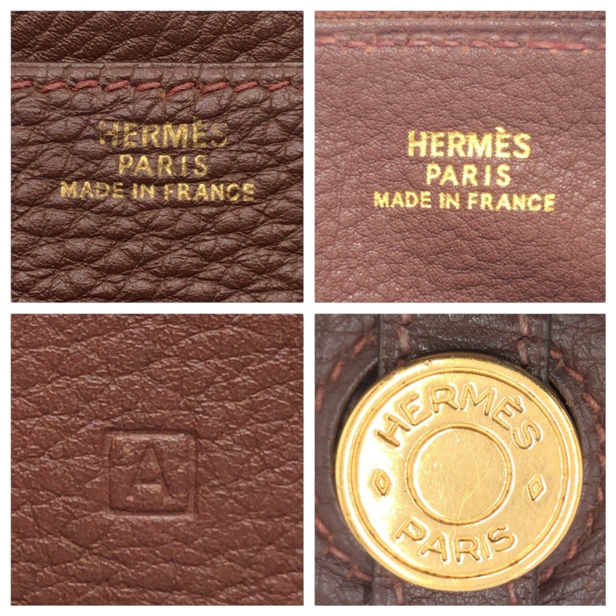 17248
HERMES エルメス ドゴンM ブラウン ゴールド金具 トゴ 長財布 ロングウォレット 男女兼用 □A刻印  レディース ABP55