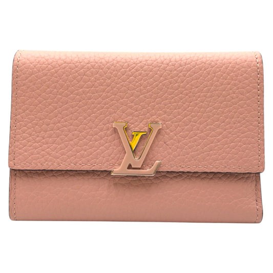 17250
LOUIS VUITTON ルイヴィトン トリヨン ポルトフォイユ カプシーヌ ピンク マグノリア レザー M62156 三つ折り財布 折財布 コンパクトウォレット レディース ABP28