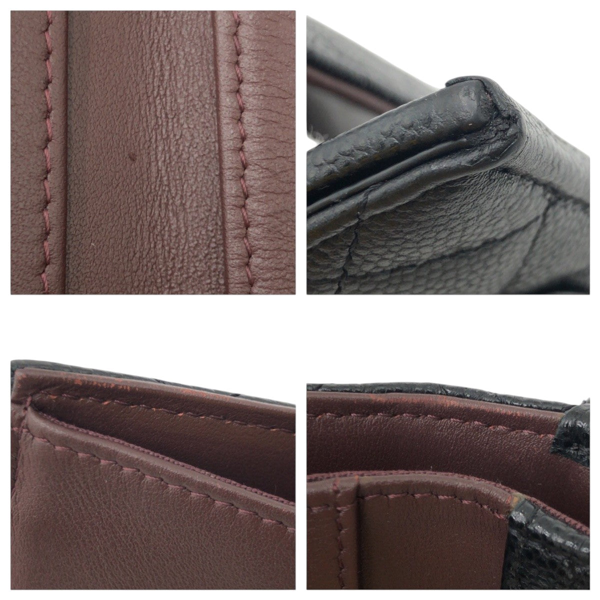 17251
CHANEL シャネル マトラッセ ココマーク ブラック 黒 レザー 三つ折り財布 折財布 コンパクトウォレット レディース A72