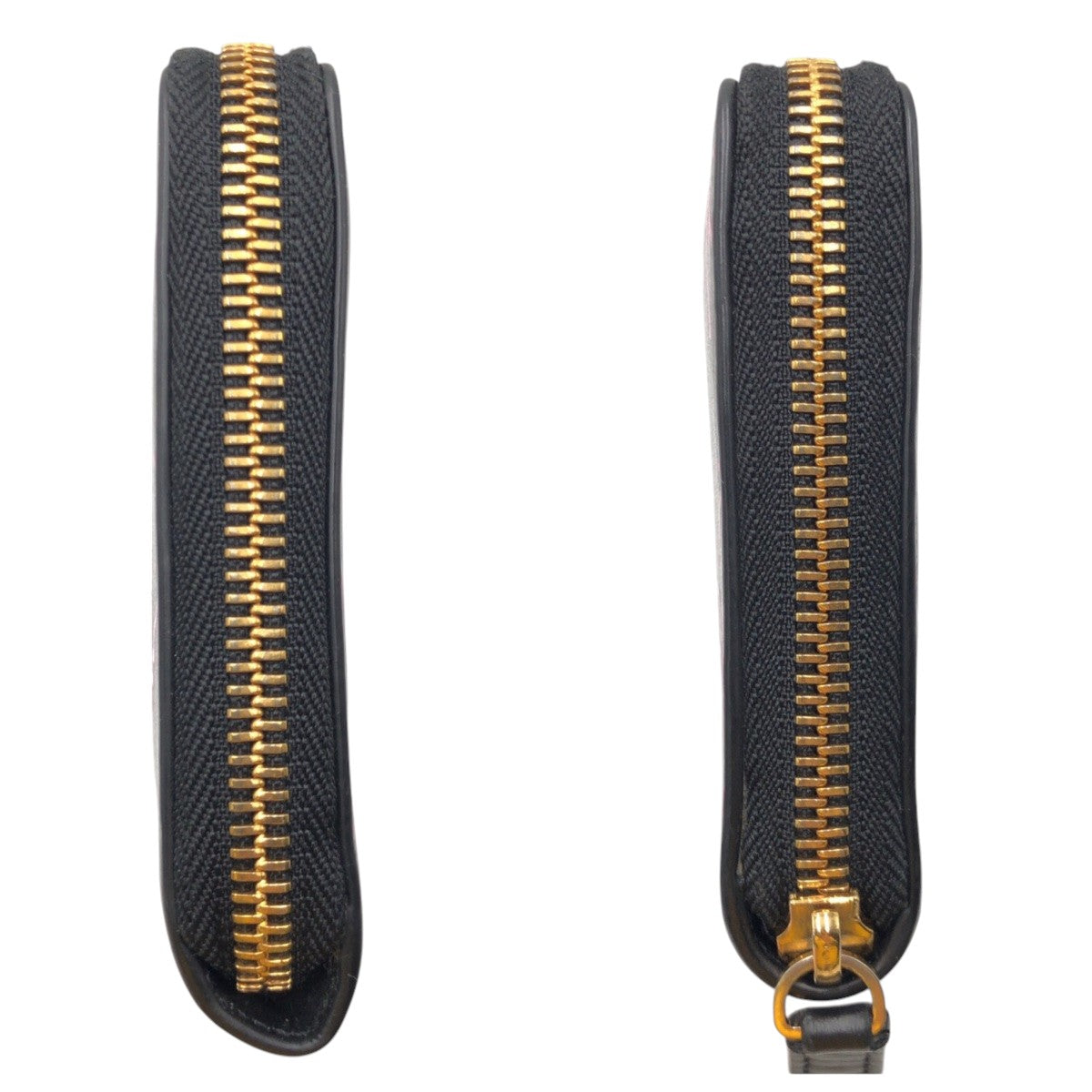 17252
VERSACE ヴェルサーチ ブラック ピンク レザー 長財布 ロングウォレット  レディース ABP32